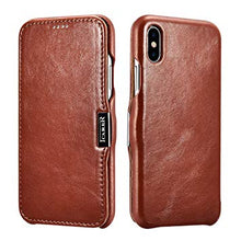 Load image into Gallery viewer, LANGSIDI Genuine Leather phone case for iphone 11 pro max Luxury real Ostrich Leg cover for Apple iphone XR X 8 7 XS Plus Fundas